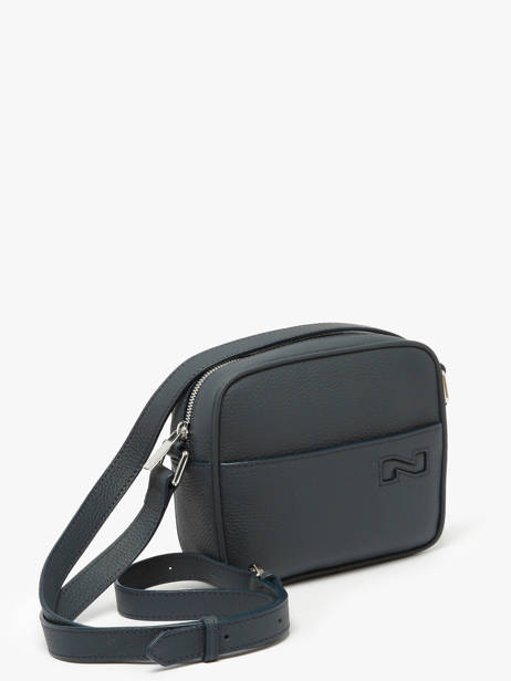 Cross Body Tas Antwerp Leder Nathan baume Blauw n city 4 ander zicht 2